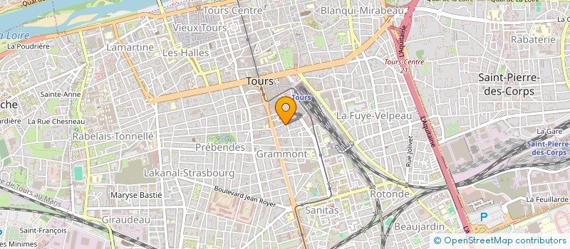 localisation de l'entreprise POLYCHROM FRANCE  TOURS