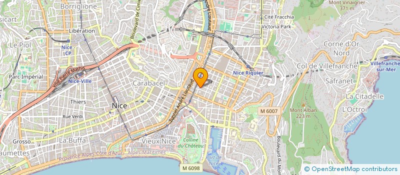 localisation de l'entreprise POLYCHROMES à NICE