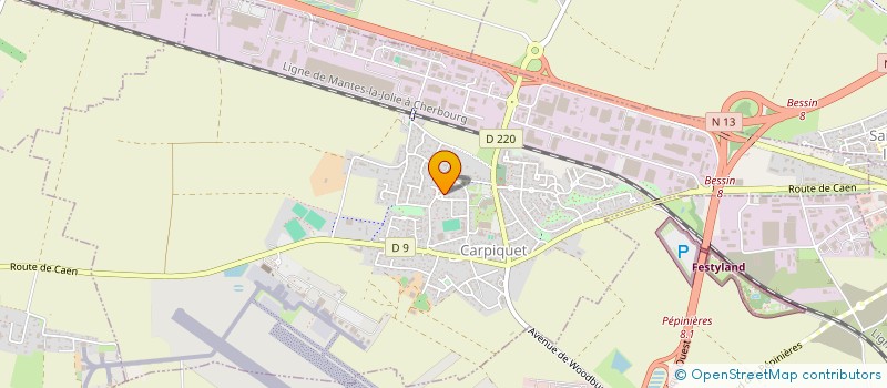 localisation de l'entreprise POLYCLIM  CARPIQUET