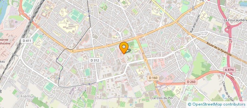localisation de l'entreprise POLYCLINIQUE DE L ESPERANCE à ANGERS