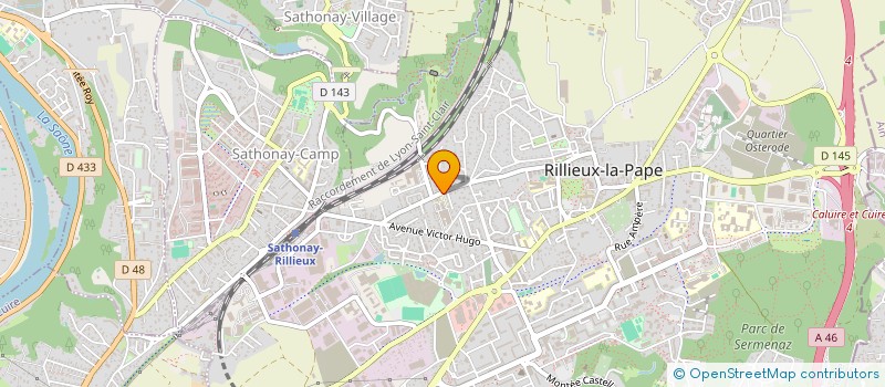 localisation de l'entreprise POLYCLINIQUE DE RILLIEUX ASSOCIATION MEDICALE à RILLIEUX-LA-PAPE