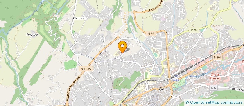 localisation de l'entreprise POLYCLINIQUE DES ALPES DU SUD  GAP