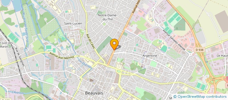 localisation de l'entreprise POLYCLINIQUE DU BEAUVAISIS à BEAUVAIS