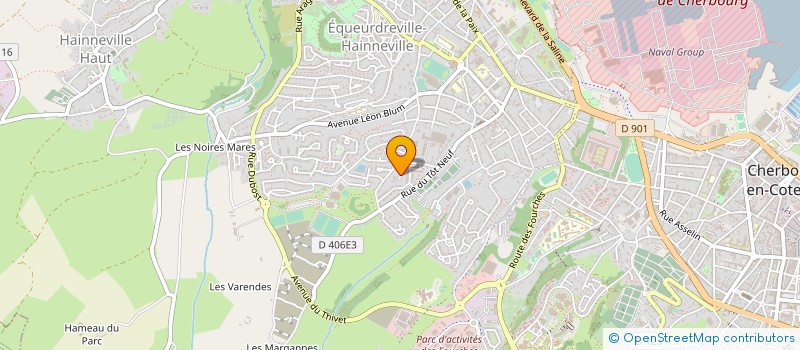 localisation de l'entreprise POLYCLINIQUE DU COTENTIN à CHERBOURG-EN-COTENTIN