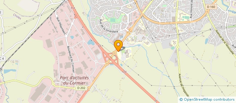 localisation de l'entreprise POLYCLINIQUE DU PARC à CHOLET