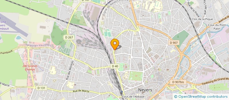 localisation de l'entreprise POLYCLINIQUE DU VAL DE LOIRE à NEVERS