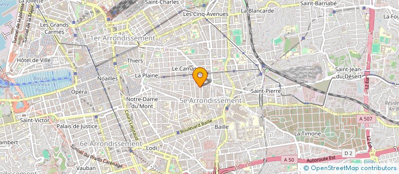 localisation de l'entreprise POLYCLINIQUE LES ALPILLES à MARSEILLE