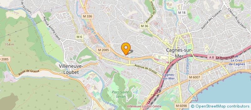 localisation de l'entreprise POLYCLINIQUE SAINT JEAN à CAGNES-SUR-MER
