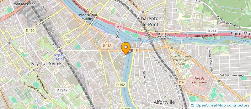 localisation de l'entreprise POLYCOFFRAGE à IVRY-SUR-SEINE
