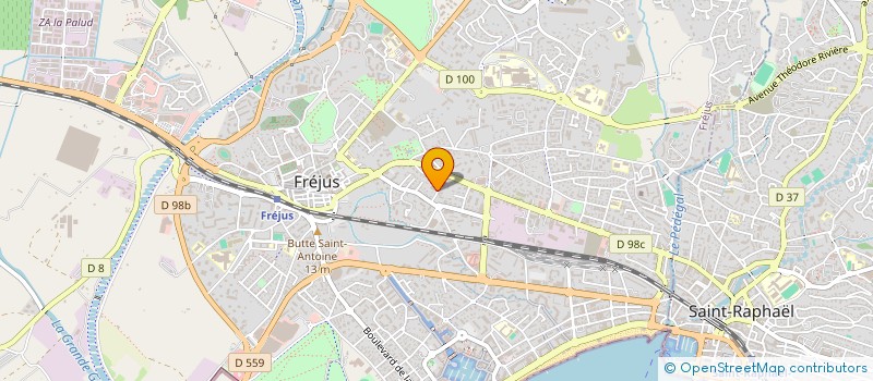 localisation de l'entreprise POLYCOM à FREJUS