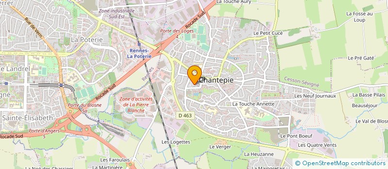 localisation de l'entreprise POLYCONCEPT à CHANTEPIE