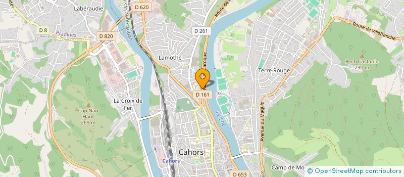 localisation de l'entreprise POLYCONSULT  CAHORS