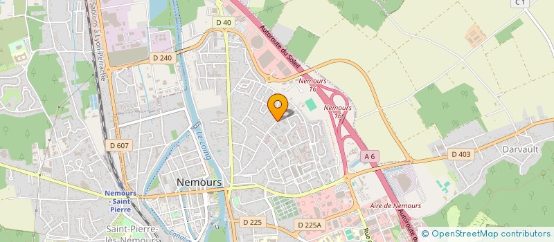 localisation de l'entreprise POLYDIFFUSION SYSTEMS  NEMOURS