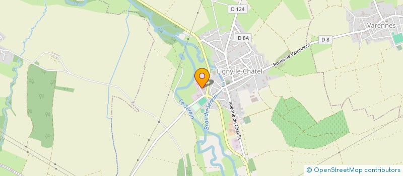 localisation de l'entreprise POLYDIS à LIGNY-LE-CHATEL