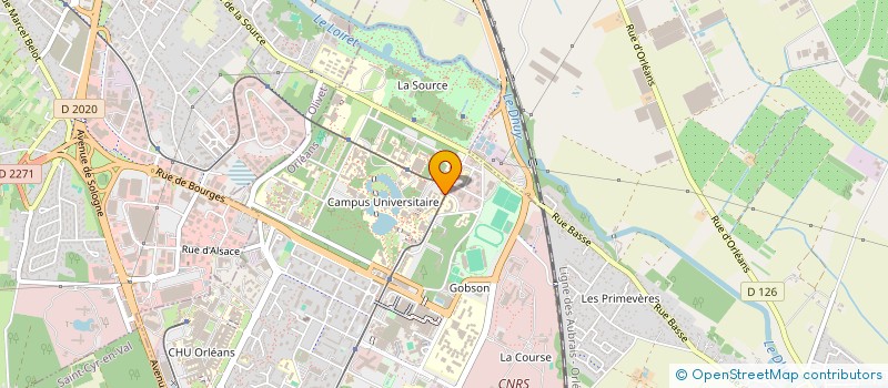 localisation de l'entreprise POLYDJ à ORLEANS
