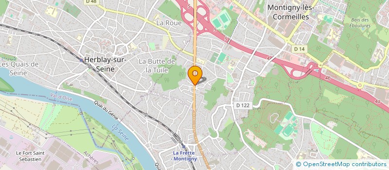 localisation de l'entreprise POLYDOR LEPETIT à MONTIGNY-LES-CORMEILLES