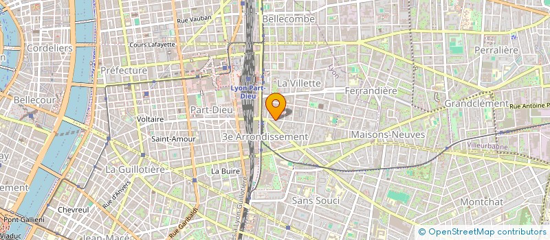 localisation de l'entreprise POLYEDRE  LYON