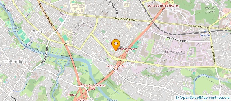 localisation de l'entreprise POLYEDRE  VERTOU