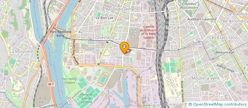 localisation de l'entreprise POLYETH  LYON