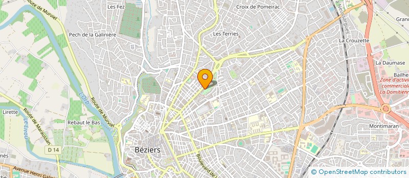 localisation de l'entreprise POLYEXPERT à BEZIERS