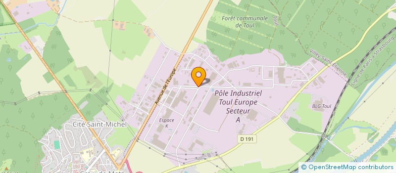 localisation de l'entreprise POLYFLUID  TOUL