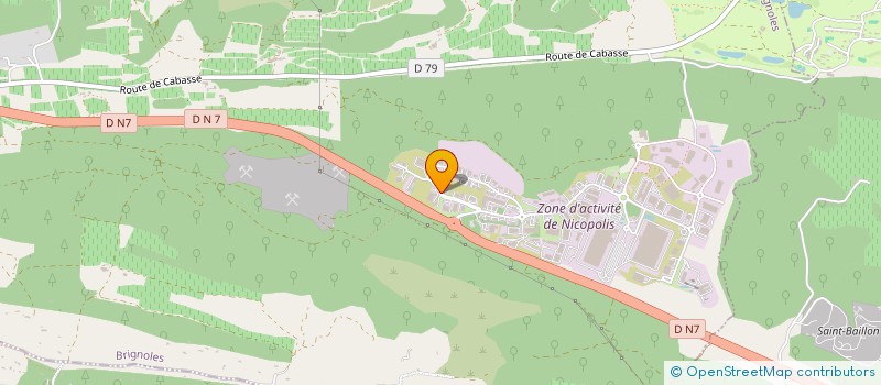 localisation de l'entreprise POLYFLUID SYSTEM à BRIGNOLES