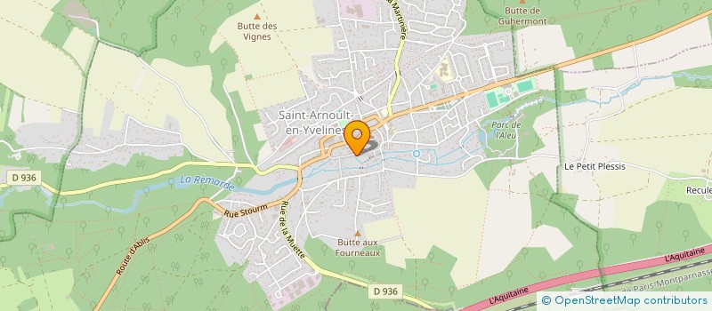 localisation de l'entreprise POLYGER à SAINT-ARNOULT-EN-YVELINES