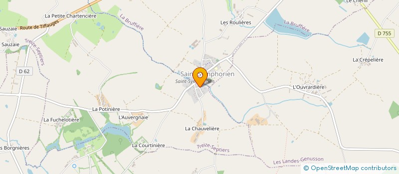 localisation de l'entreprise POLYGEST CONSEIL à TREIZE-SEPTIERS