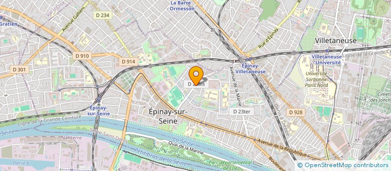 localisation de l'entreprise POLYGEST SA à EPINAY-SUR-SEINE