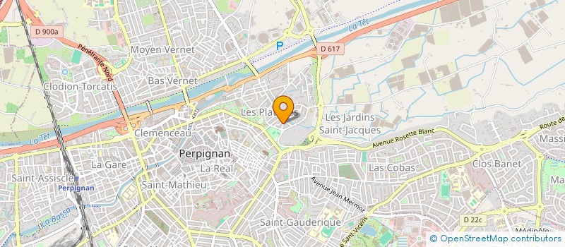 localisation de l'entreprise POLYGESTION à PERPIGNAN