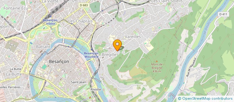 localisation de l'entreprise POLYGOLF à BESANCON