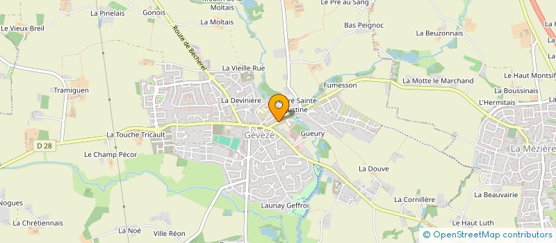 localisation de l'entreprise POLYGON  GEVEZE