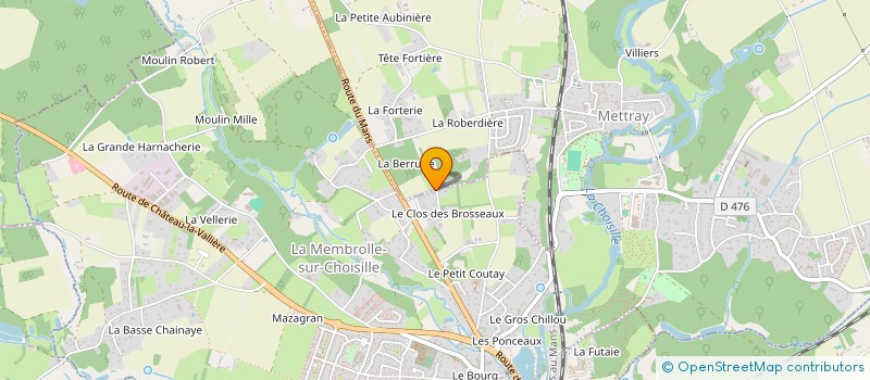 localisation de l'entreprise POLYGON IMMO  LA MEMBROLLE-SUR-CHOISILLE