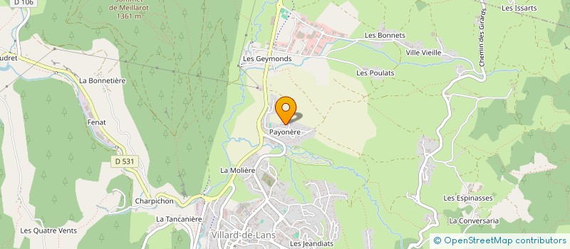 localisation de l'entreprise POLYGONE 2000 à SAINT-NIZIER-DU-MOUCHEROTTE
