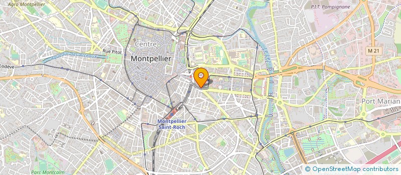 localisation de l'entreprise POLYGONE à MONTPELLIER