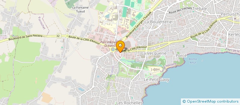 localisation de l'entreprise POLYGONE à SAINT-NAZAIRE
