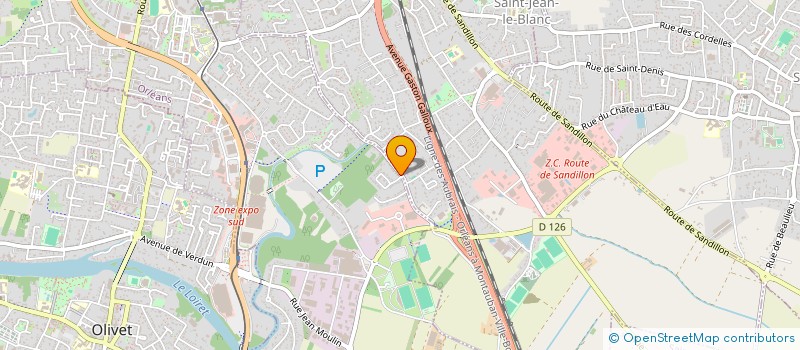 localisation de l'entreprise POLYGONE à SAINT-JEAN-LE-BLANC