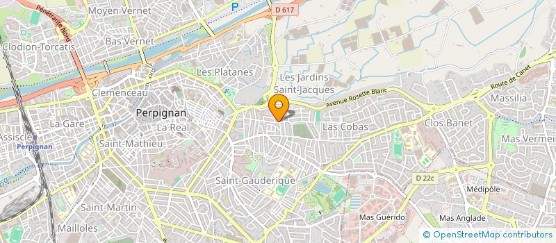 localisation de l'entreprise POLYGONE  PERPIGNAN