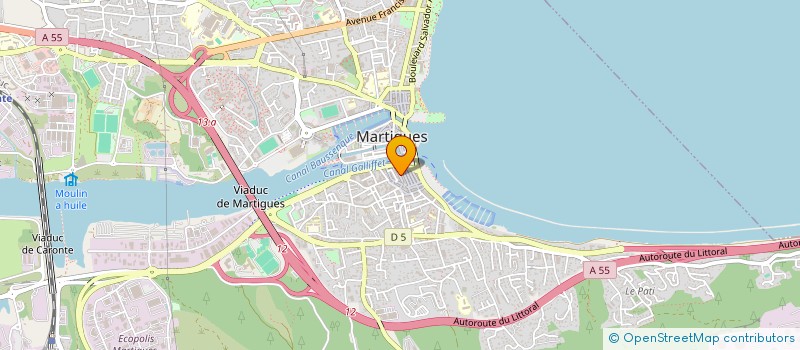 localisation de l'entreprise POLYGONE à MARTIGUES