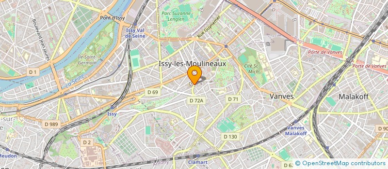 localisation de l'entreprise POLYGONE à ISSY-LES-MOULINEAUX