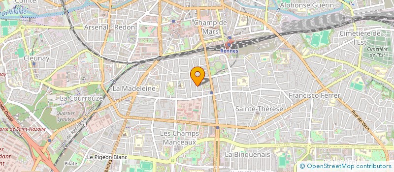 localisation de l'entreprise POLYGONE BMP  RENNES