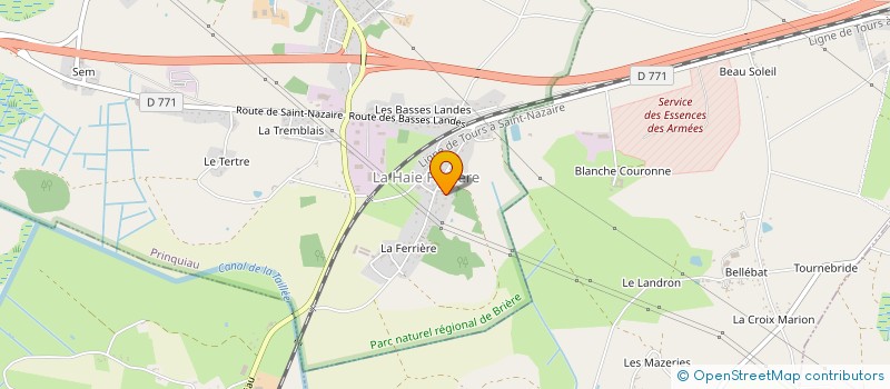 localisation de l'entreprise POLYGONE CARRELAGE à PRINQUIAU