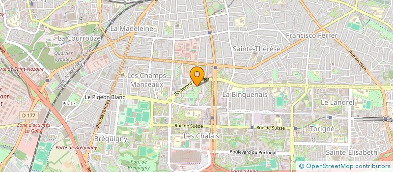 localisation de l'entreprise POLYGONE CONSTRUCTION  BIGNAN