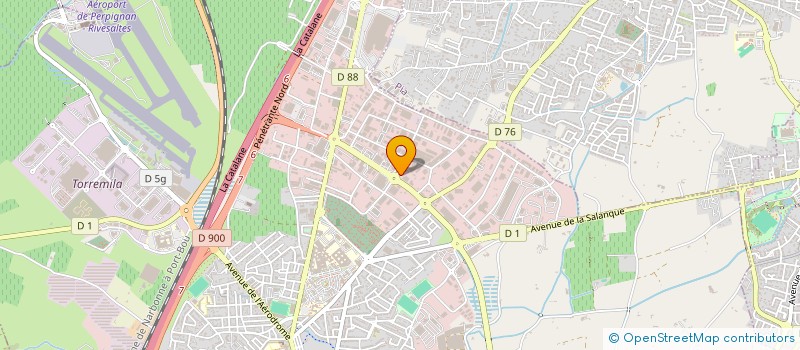 localisation de l'entreprise POLYGONE DU NORD  PERPIGNAN