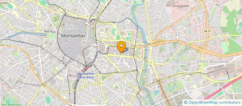 localisation de l'entreprise POLYGONE PC à MONTPELLIER