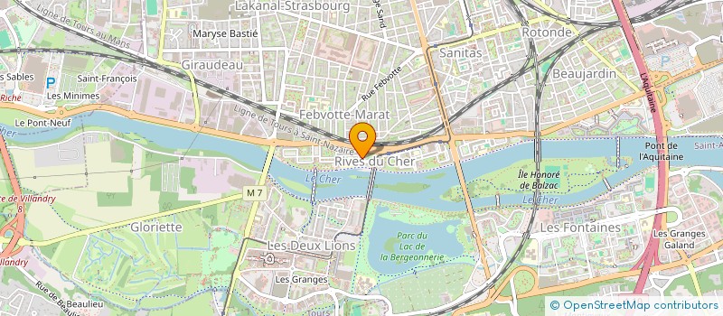 localisation de l'entreprise POLYGONES à TOURS