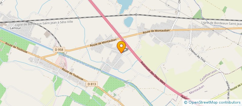 localisation de l'entreprise POLYGONES  CASTELSARRASIN