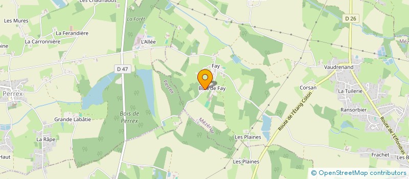 localisation de l'entreprise POLYHABITAT à MEZERIAT