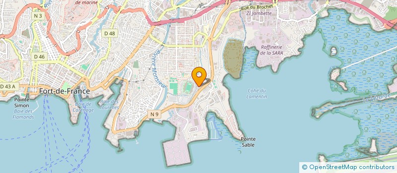 localisation de l'entreprise POLYINVEST 2026  FORT-DE-FRANCE