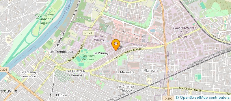 localisation de l'entreprise POLYLAQUE à SARTROUVILLE
